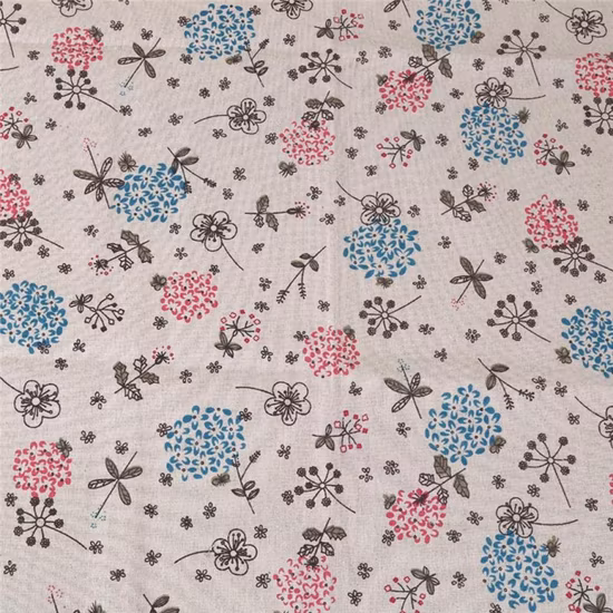 Pflegeleichtes Kleidungsstück aus Leinen-Baumwoll-Mischgewebe, bedruckt, 11 x 11 Stoffe, Vogue