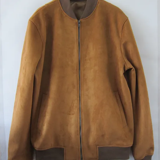 Echtleder-Blazer-Jacken für Herren, Kunst-Wildleder, Moto-Outwear-Bomber